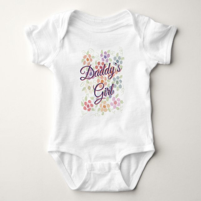 Daddy Romper For Little Girl (Front)