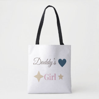 Daddy’s Girl Cute Tote Bag – Stylish Father Daught