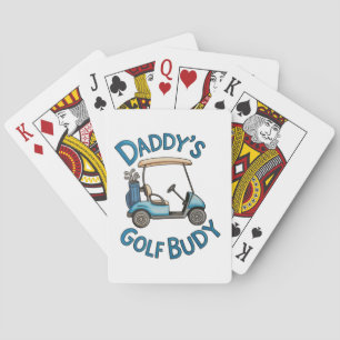 Daddy’s Golf Buddy Golfing Father’s Day Dad Playing Cards