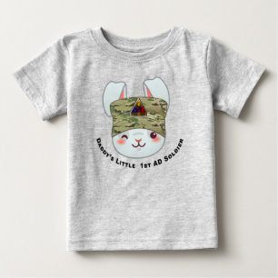 “Daddy’s Little 1st Armoured Division Soldier Baby T-Shirt