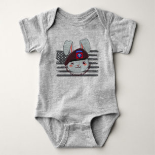 “Daddy’s Little 82nd Airborne Paratrooper” Baby Bodysuit