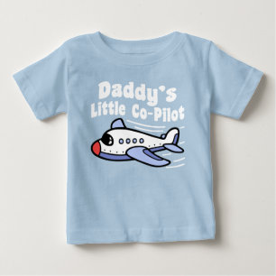 Daddy’s Little Co-Pilot Baby T-Shirt