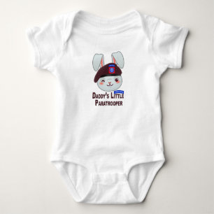 “Daddy’s Little Paratrooper Bunny” Baby Bodysuit