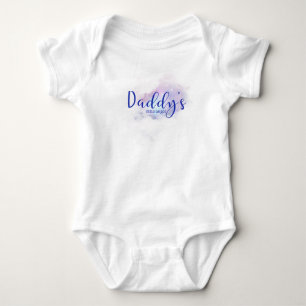 Daddy’s little warrior angel baby bodysuit 