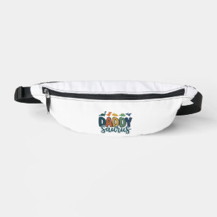 Daddy Saurus Cute Dinosaur Dad Vector Design_1 Fanny Pack