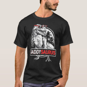 Daddy Saurus Rex Dinosaur Men Father's Day Family  T-Shirt