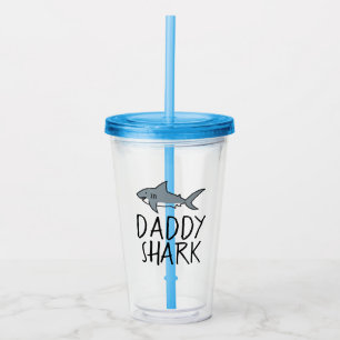 Daddy Shark Acrylic Tumbler