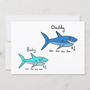 Daddy Shark & Baby Shark Father's Day Card