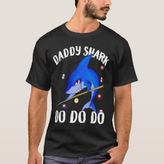 Daddy Shark Billiards T-Shirt