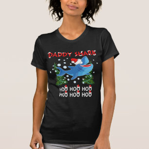 Daddy Shark Christmas T-Shirt