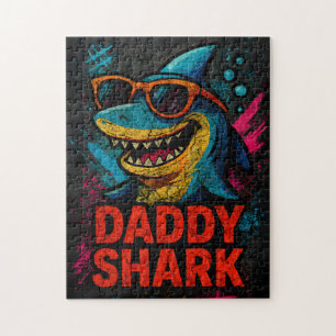 Daddy Shark Father's Day Gifts Jigsaw Puzzle