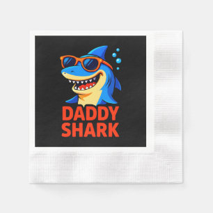 Daddy Shark Father's Day Gifts Napkin