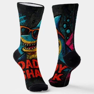 Daddy Shark Father's Day Gifts Socks
