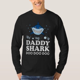 Daddy Shark For Men Father Dad T-Shirt