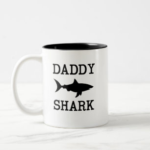 Daddy Shark tasse de café drôle papa cadeau