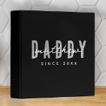 Daddy Since 20XX Modern Elegant Simple Binder<br><div class="desc">This simple and modern design is composed of san serif typography.</div>