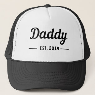 Daddy since text trucker hat