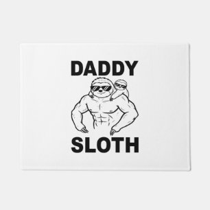 Daddy Sloth Doormat