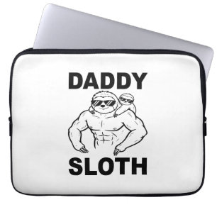 Daddy Sloth Laptop Sleeve
