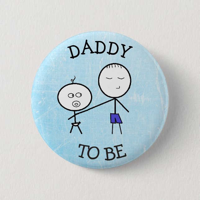Daddy to be Announcement Button (Front)