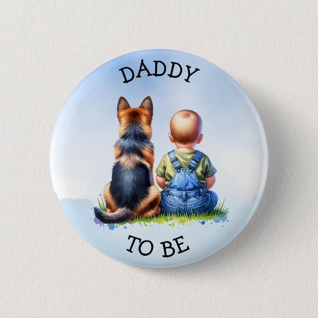 Daddy to be | Baby Shower 2 Inch Round Button (Front)