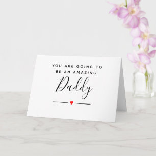daddy to be card