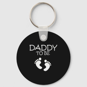 Daddy To Be New Dad Gift Tee Keychain
