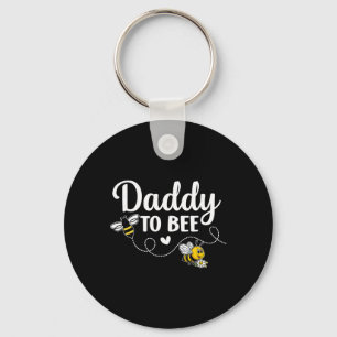 Daddy To Bee Gender Reveal Pregnancy Announcement  Keychain