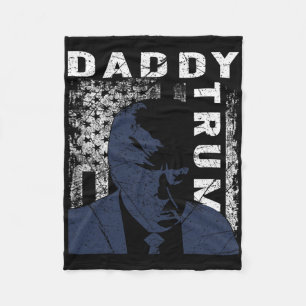 Daddy Trump 7 Fleece Blanket