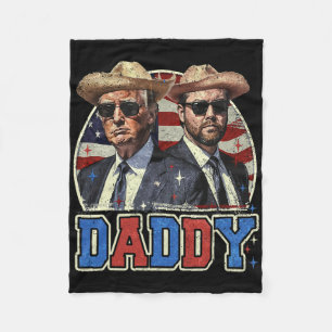 Daddy Trump 9 Fleece Blanket