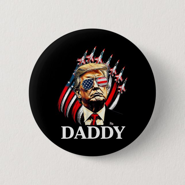 Daddy Trump Funny - Daddy Trump  2 Inch Round Button (Front)