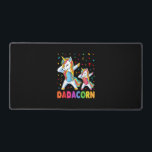 Daddy Unicorn Dadacorn Father's Day Dad Men Birthd Desk Mat<br><div class="desc">Daddy Unicorn Dadacorn Father's Day Dad Men Birthday Girl T-Shirt</div>