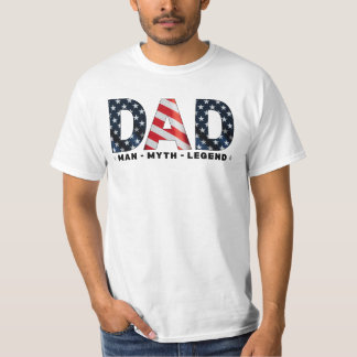  Daddy USA Independence Fathers Day Patriotic Dad T-Shirt