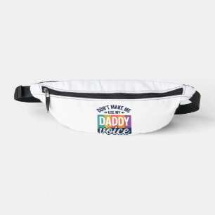 Daddy Voice Vintage Pride Shirt Design_1 Fanny Pack