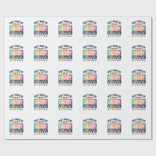 Daddy Voice Vintage Pride Shirt Design_1 Wrapping Paper