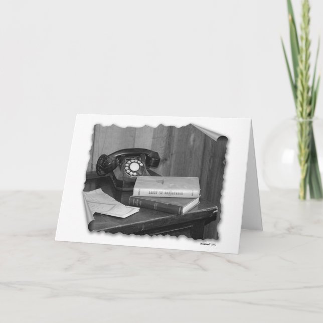 "Daddy Was an Undertaker" Card (Front)