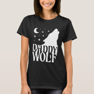 Daddy Wolf Wolf Pack Wolf Family Matching Family O T-Shirt