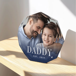 Daddy Year Established Photo Block