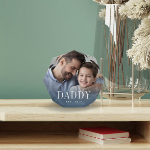 Daddy Year Established Photo Block
