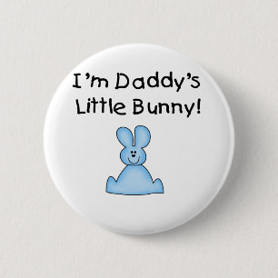 DADDYBUNNYPINK 2 INCH ROUND BUTTON