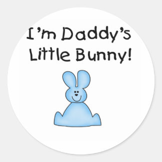 DADDYBUNNYPINK CLASSIC ROUND STICKER