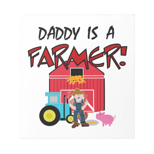 daddyisafarmerTEE Notepad (Front)