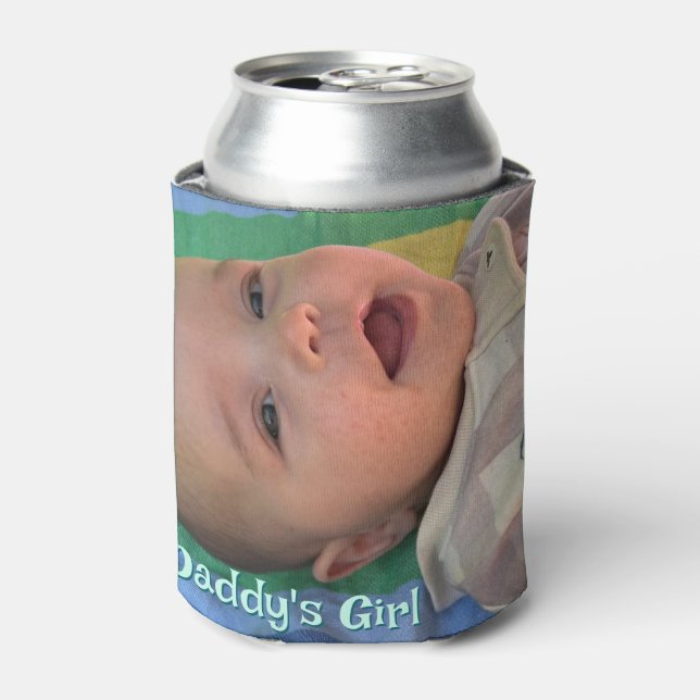 Daddy's Baby Girl Personalized Can Cooler (Can Front)