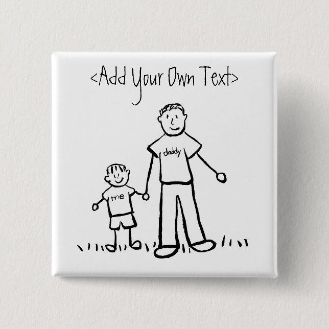 Daddy's Boy Button (Front)