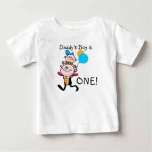 Daddy's Boy Customizable Birthday T-shirt