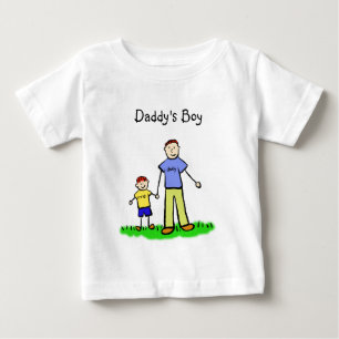 Daddy's Boy Personalized Family Characters Shirt