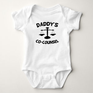 Daddy's Co-Counsel Baby Bodysuit
