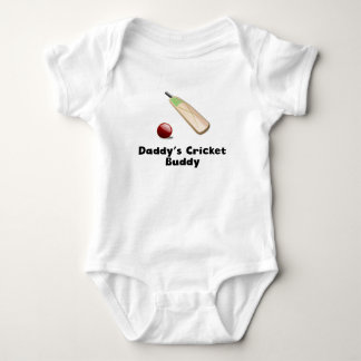 Daddy's Cricket Buddy Baby Bodysuit