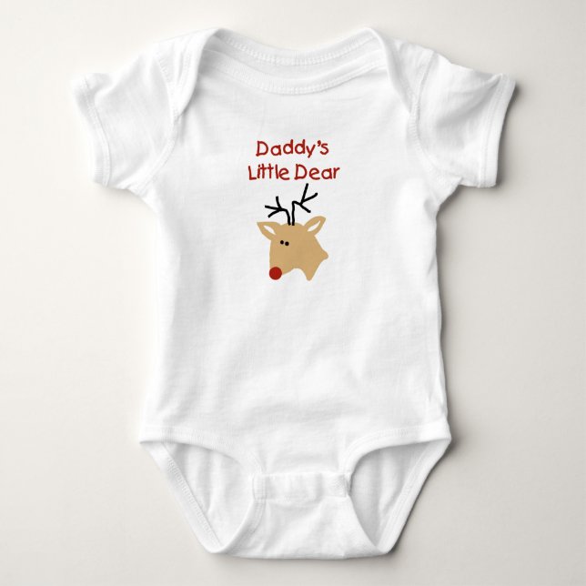 Daddy's Dear Baby Bodysuit (Front)