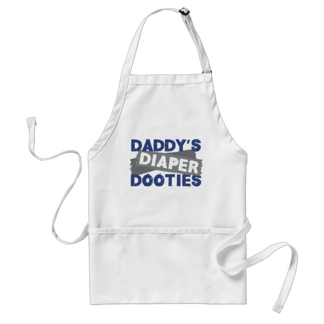 Daddy's Diaper Dooties Funny Shower Gift Standard Apron (Front)
